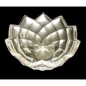 Vintage‎ Mikasa Radcliffe 6" Clear Crystal Bowl Germany Excellent Condition